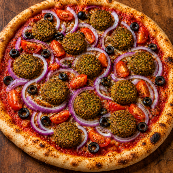 🌱 VEGAANI FALAFEL PIZZA 🍕